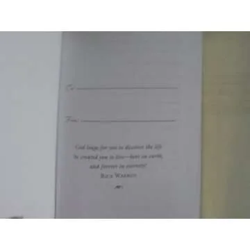 Daily Inspiration for the Purpose Driven® Life Padded HC Deluxe: Scripture and Reflections for Living a Purpose-Driven Life Daily