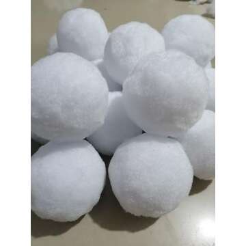 YYCRAFT Jumbo Craft Pom Pom,2 Inch Pom Pom Balls for DIY Creative Crafts Decorations,2” Pure White 35pcs