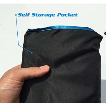 iceScreen ~ Pickup Magnetic Windshield Ice & Snow Cover for Trucks- XL Black