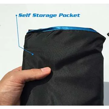 iceScreen ~ Pickup Magnetic Windshield Ice & Snow Cover for Trucks- XL Black