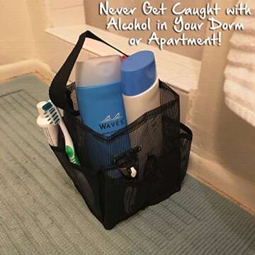 GoPong Shampoo & Conditioner Flasks (32 oz Total) - Hidden Alcohol Travel Flasks - 2 Secret Liquor Containers for Cruises – Includes Funnel & Spout