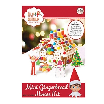 Mini Elf on the Shelf Gingerbread House Kit for Kids
