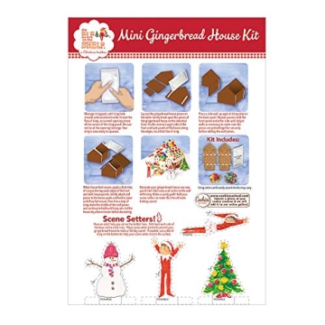Mini Elf on the Shelf Gingerbread House Kit for Kids
