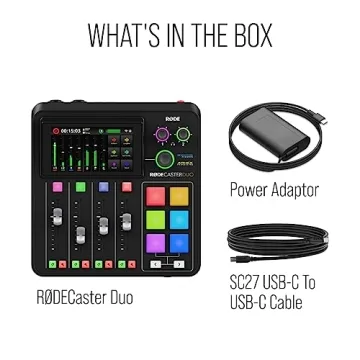 RØDE RØDECaster Duo Podcast Streaming Studio