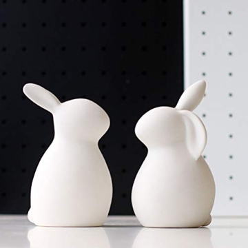 Abaodam Bunny Figurines - Perfect Easter Home Decor