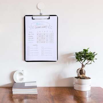 Mr. Pen- Plastic Clipboard, 12.5” x 9”, 2 Pack, Black, Clipboards for Kids & Adults, Clipboards Plastic, Clip Board, Teacher Clipboard, Kids Clipboard, Cute Clipboard, Plastic Clipboards