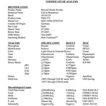 Calaherb Ocean Blue Spirulina Powder 50 g / 1.76 oz