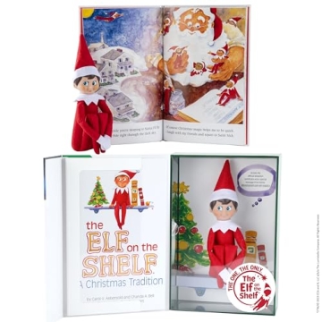 The Elf on the Shelf Blue-Eyed Boy Scout with Storybook