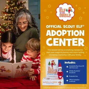 The Elf on the Shelf Blue-Eyed Boy Scout with Storybook