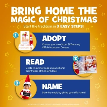 The Elf on the Shelf Blue-Eyed Boy Scout with Storybook