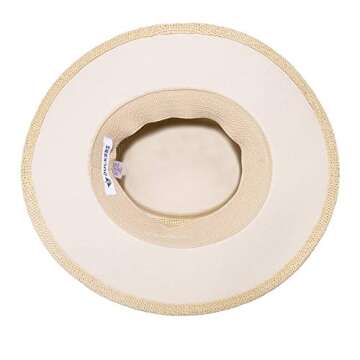 Dockers Men's Straw Fedora Hat, Navy Gambler, L/X-Large