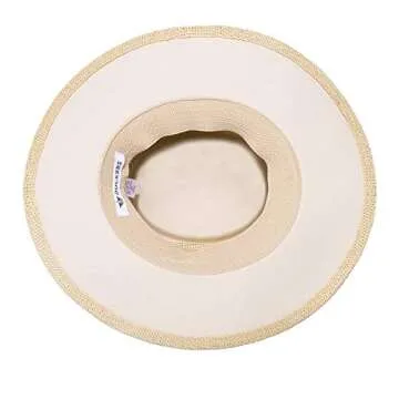 Dockers Men's Straw Fedora Hat, Navy Gambler, L/X-Large