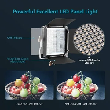 Neewer NL480-2.4G LED Video Light for Photographers and Videographers