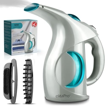 ELITAPRO Portable Garment Steamer 1200W for Quick Wrinkle Relief