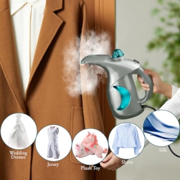 ELITAPRO Portable Garment Steamer 1200W for Quick Wrinkle Relief