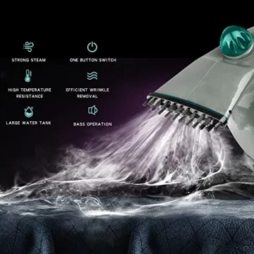 ELITAPRO Portable Garment Steamer 1200W for Quick Wrinkle Relief