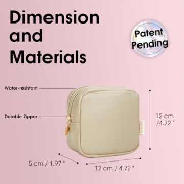 Wandering Nature Small Makeup Bag for Purse and Travel