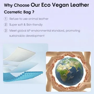 Wandering Nature Small Makeup Bag for Purse and Travel