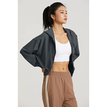 altiland Women's UPF 50+ Cropped Sun Protection Jacket