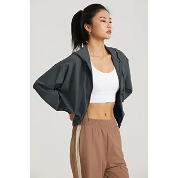 altiland Women's UPF 50+ Cropped Sun Protection Jacket