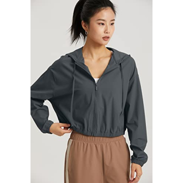 altiland Women's UPF 50+ Cropped Sun Protection Jacket