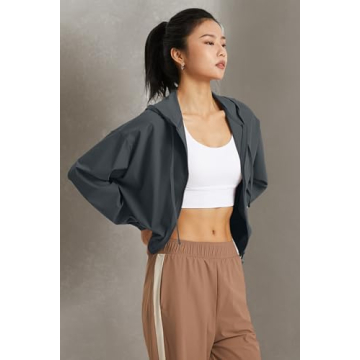 altiland Women's UPF 50+ Cropped Sun Protection Jacket