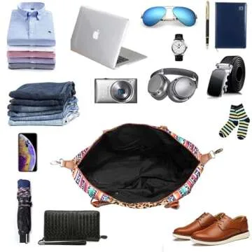 Leopard Print Weekender Bag - Stylish & Durable Travel Companion