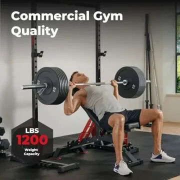 FLYBIRD Weight Bench, 1200LBS Weight Capacity Strength Training Bench Heavy-duty Adjustable Workout ...