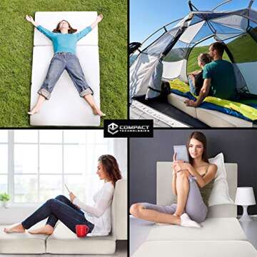 Comfortable Portable Folding Memory Foam Guest Mattress