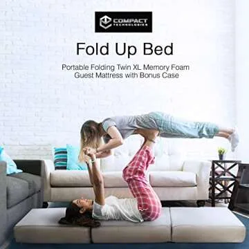 Comfortable Portable Folding Memory Foam Guest Mattress