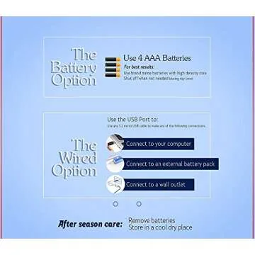 Zion Judaica Blue Electric Hanukkah Menorah LED Flameless Candles