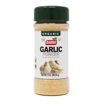 Enhance Your Cooking with Badia Organic Garlic Powder, 3-Ounce