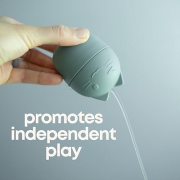 Rayplay Silicone Bath Toys - Set of Five Safe & Cute Animals