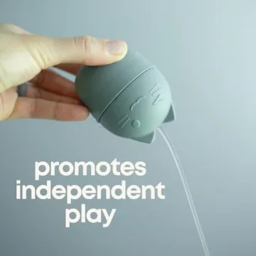 Rayplay Silicone Bath Toys - Set of Five Safe & Cute Animals