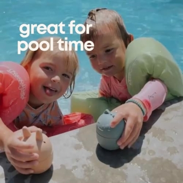 Rayplay Silicone Bath Toys - Set of Five Safe & Cute Animals