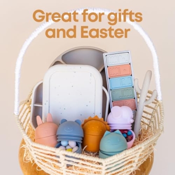 Rayplay Silicone Bath Toys - Set of Five Safe & Cute Animals