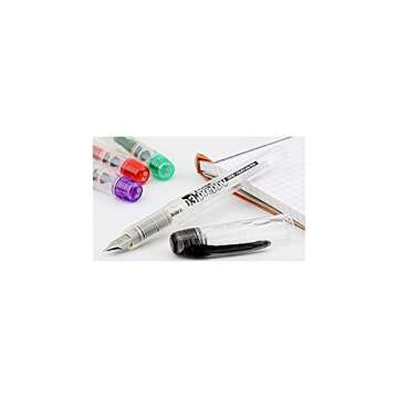 Platinum Fountain Pen, Preppy, Fine Nib, Black (PPQ-200-#1)