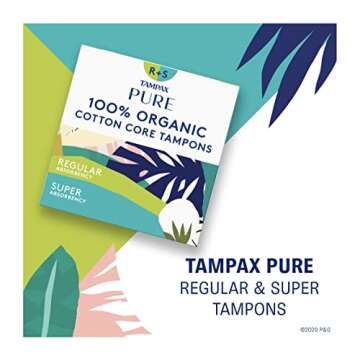 Tampax PURE COTTON 22-pack (11 Regular/11 Super)