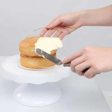 Spec101 Acrylic Cake Disc, 8.25 Inch 2 Pack - Round Acrylic Cake Disc Set, Acrylic Disk for Cake Decorating, 1/8in Thick