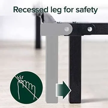 Sturdy ZINUS Compack Metal Bed Frame with Headboard Compatibility