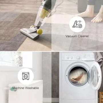 Puino Washable Modern Area Rug: 5x7 Geometric Area Rugs for Living Room & Bedroom with Non-Slip Backing Modern Geometric Carpet for Living Room Brown Grey 5'x7'.