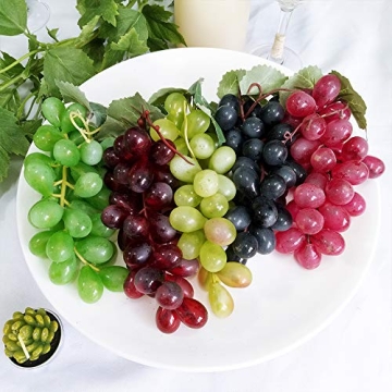Supla 10 Pack Faux Grapes for Vintage Wedding & Décor