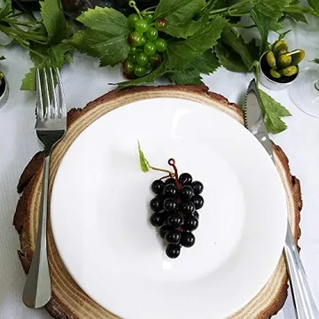 Supla 10 Pack Faux Grapes for Vintage Wedding & Décor