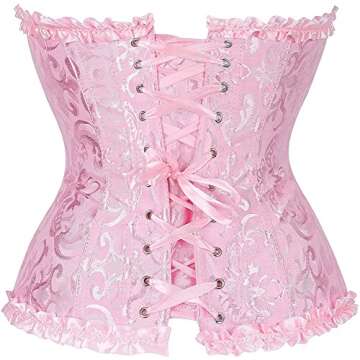 Stylish wiantoniollis Lace Corset Top for Women
