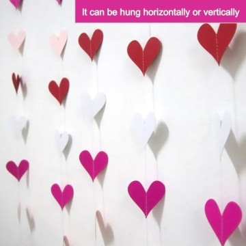 Valentine Garland 5 pcs 100 Hearts Perfect for Celebrations