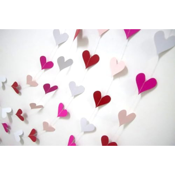 Valentine Garland 5 pcs 100 Hearts Perfect for Celebrations