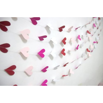 Valentine Garland 5 pcs 100 Hearts Perfect for Celebrations