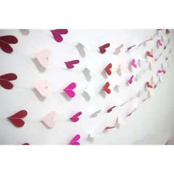 Valentine Garland 5 pcs 100 Hearts Perfect for Celebrations