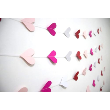 Valentine Garland 5 pcs 100 Hearts Perfect for Celebrations