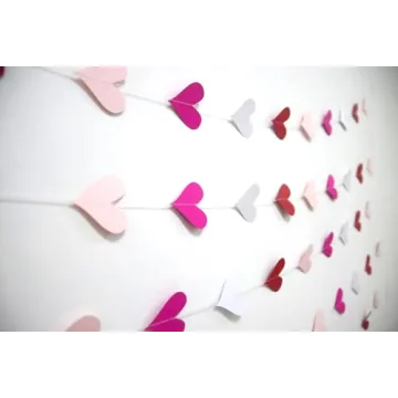 Valentine Garland 5 pcs 100 Hearts Perfect for Celebrations